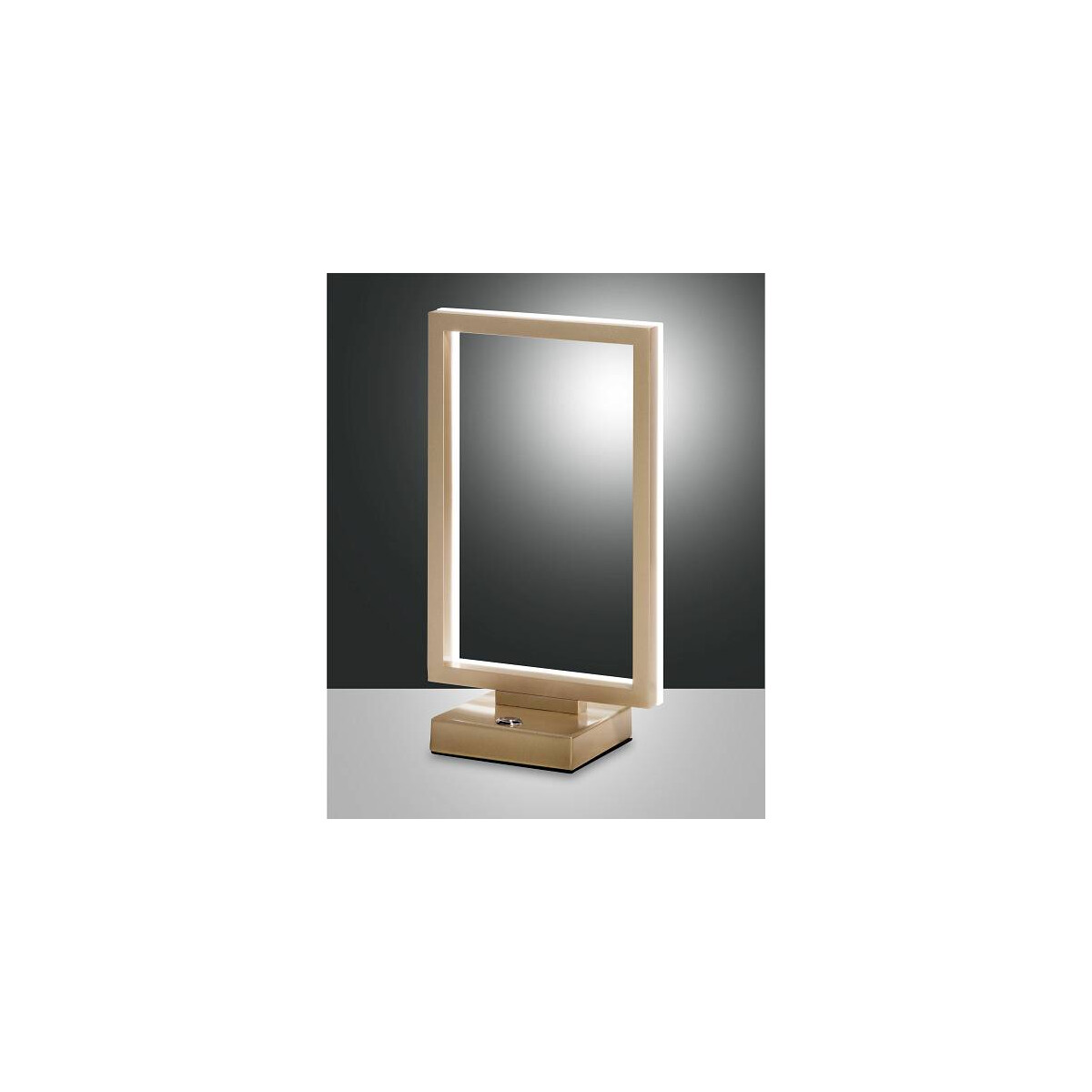 Fabas Luce Bard Tischleuchte LED 1x15W Metall- und Methacrylat Gold edelmatt