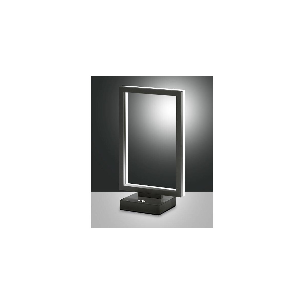 Fabas Luce Bard Tischleuchte LED 1x15W Metall- und Methacrylat Anthrazit