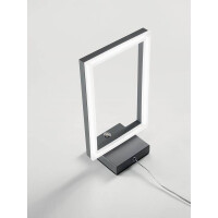 Fabas Luce Bard Tischleuchte LED 1x15W Metall- und Methacryl