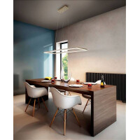 Fabas Luce Bard Pendelleuchte LED 1x52W Metall- und Methacry