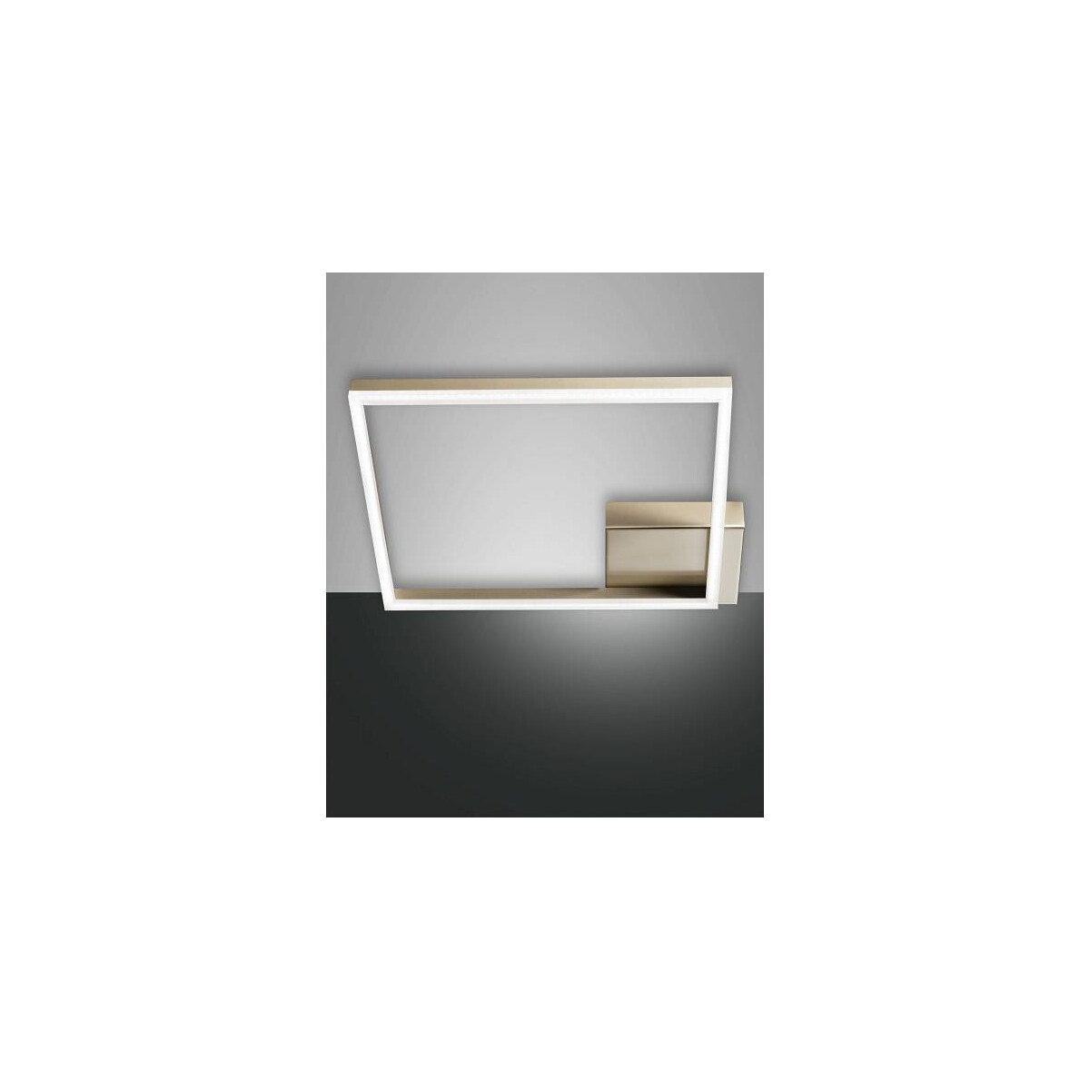 Fabas Luce Bard Deckenleuchte inkl. Smartluce LED 1x39W Metall- und Methacrylat Gold edelmatt