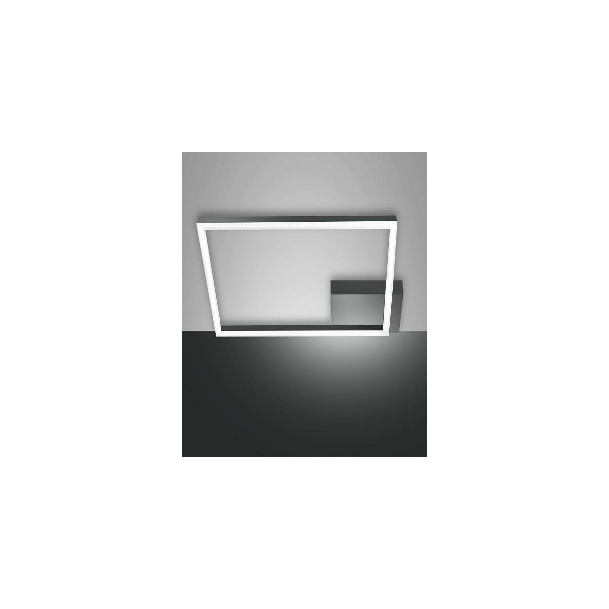 Fabas Luce Bard Deckenleuchte 4000K LED 1x39W Metall- und Methacrylat anthrazit