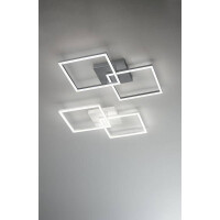 Fabas Luce Bard Deckenleuchte 4000K LED 1x52W Metall- und Me