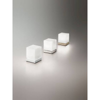Fabas Luce Brenta Tischleuchte LED 1x6W Metall und geblasene