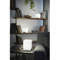 Fabas Luce Brenta Tischleuchte LED 1x6W Metall und geblasene
