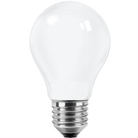 LED Birnenform 7W (60W) E27 810lm WW, Glas (opal)