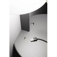 Fabas Luce Goodnight Wandleuchte LED 1x8W Metall und geblase