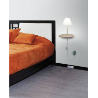 Fabas Luce Goodnight Wandleuchte LED 1x8W Metall und geblase