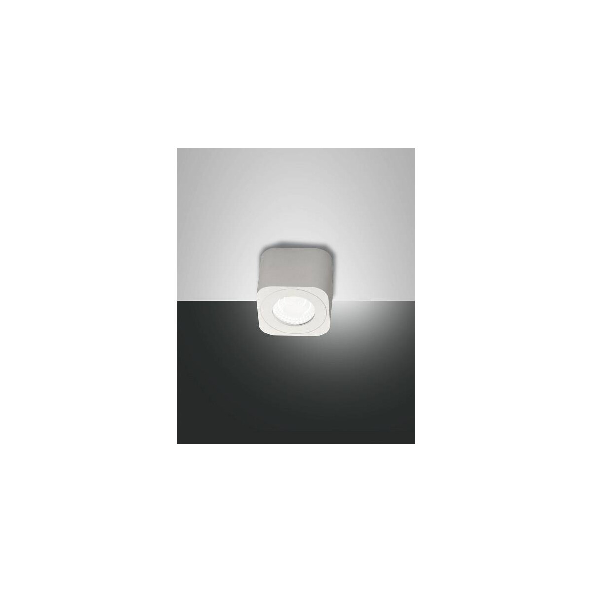 Fabas Luce Palmi Spot LED 1x6W Aluminium Weiss