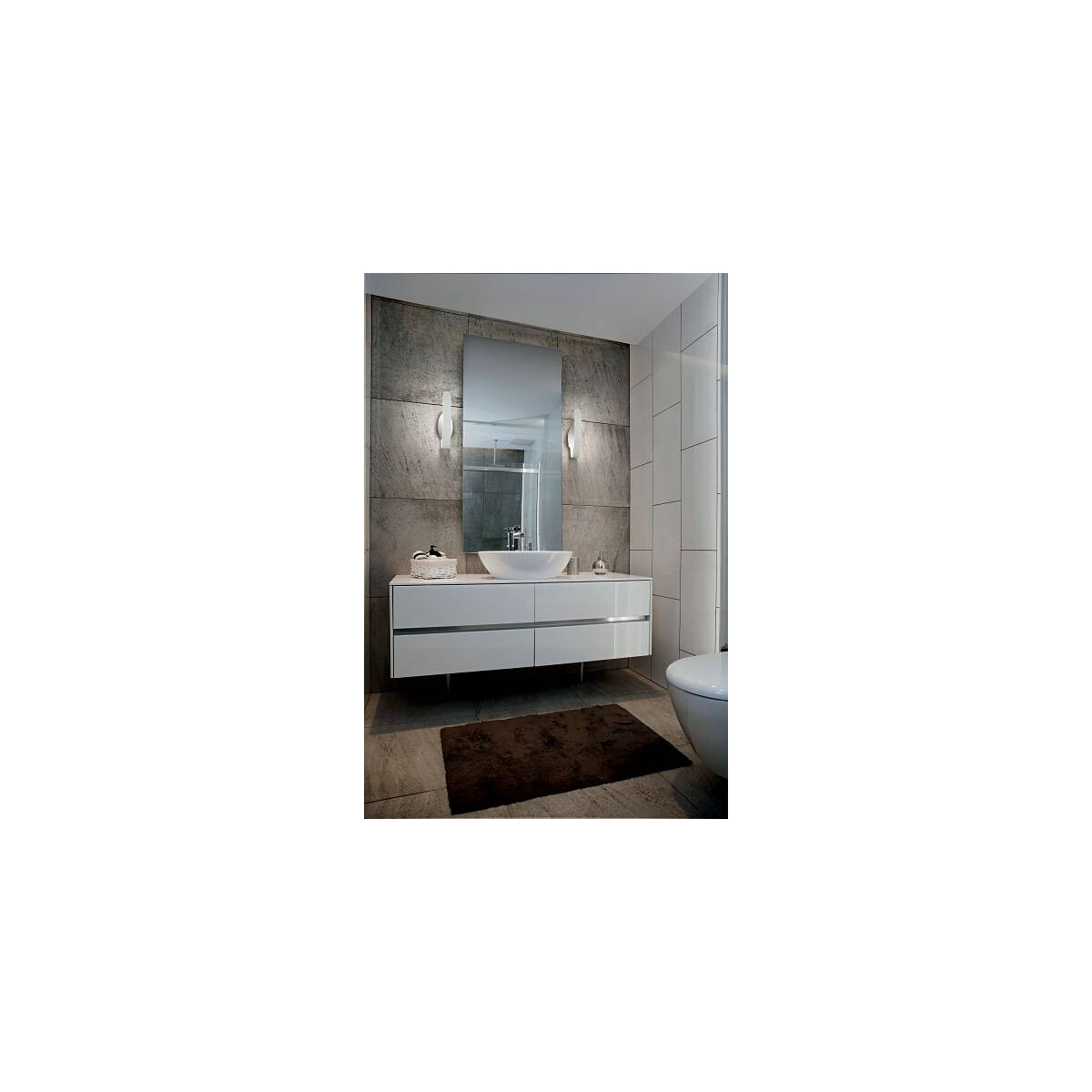 Fabas Luce Levanto Wandleuchte LED 1x7W Metall Weiss