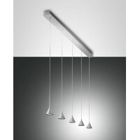Fabas Luce Delta Pendelleuchte LED 5x8W  gallery