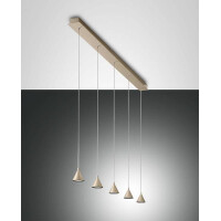 Fabas Luce Delta Pendelleuchte LED 5x8W  gallery