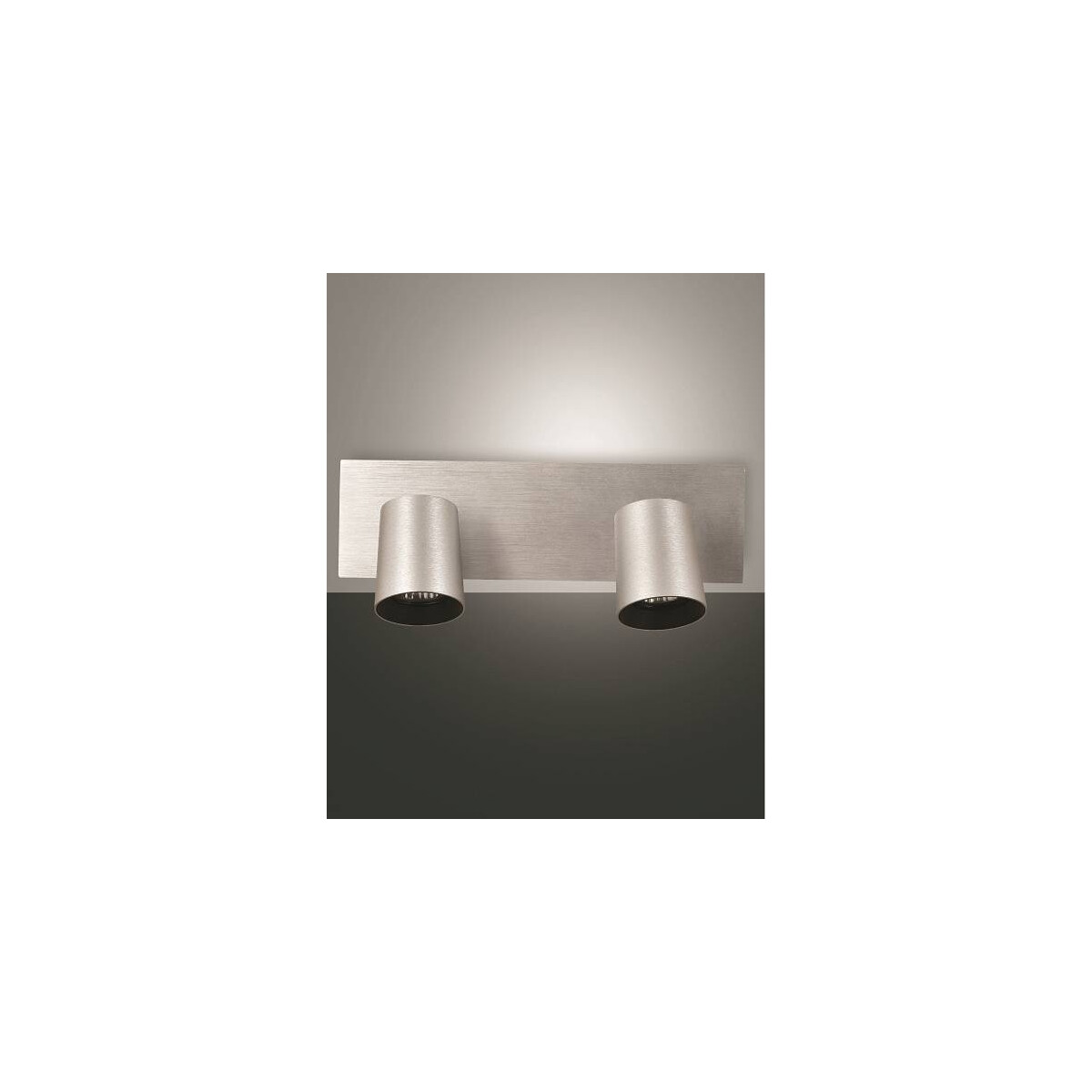 Fabas Luce Modo Spot GU10 2X35W Metall Aluminium gebuerstet