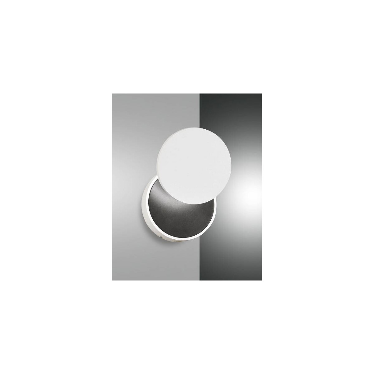 Fabas Luce Ara Wandleuchte LED 12W Metall- und Methacrylat Weiss
