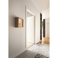 Fabas Luce Window Wandleuchte LED 1x29W Metall und Holz mit 