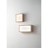 Fabas Luce Window Wandleuchte LED 1x35W Metall und Holz mit 
