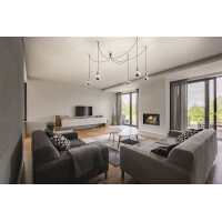 Fabas Luce Blog Pendelleuchte E27 5X60W Metall Verchromt 2