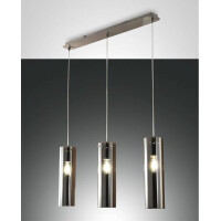 Fabas Luce Sintesi Pendelleuchte E27 3X60W Metall und...