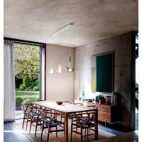 Fabas Luce Lila Pendelleuchte E27 3X40W Metall weiss und dre