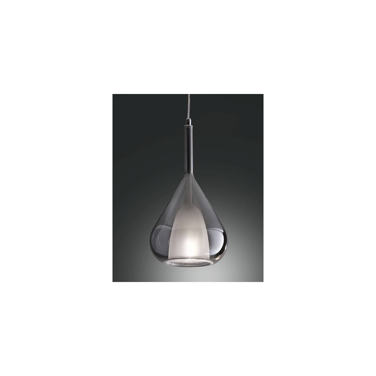 Fabas Luce KIT LUCI Glaspendel (Modular System) E27 Borsilicatglas Grau transparent