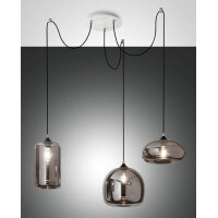 Fabas Luce Fiona Pendelleuchte E27 3X60W gallery
