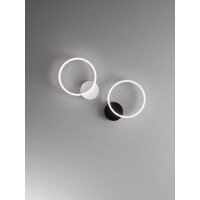 Fabas Luce Giotto Wandleuchte inkl. Smartluce LED 1x18W Meta