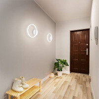 Fabas Luce Giotto Wandleuchte inkl. Smartluce LED 1x18W Meta