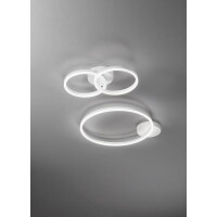 Fabas Luce Giotto Wandleuchte LED 2x18W Metall- und Methacry
