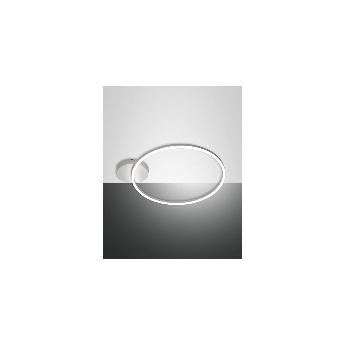 Fabas Luce Giotto Deckenleuchte LED 1x36W Metall- und Methacrylat Weiss