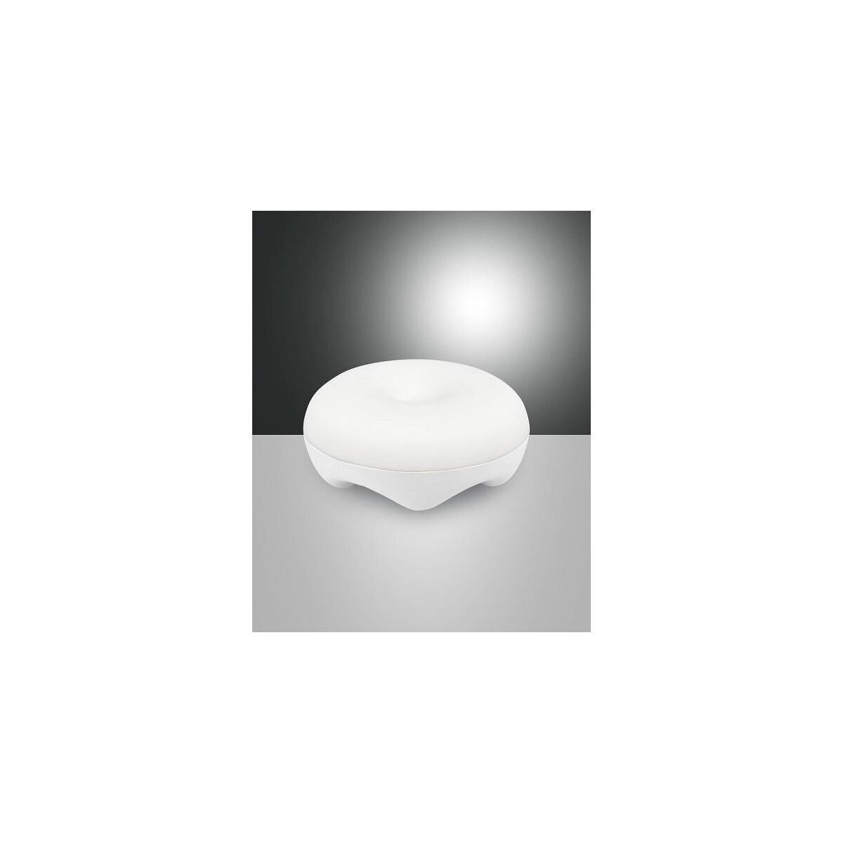 Fabas Luce Bluma Tischleuchte LED 1x 3.9W Kunststoff Weiss