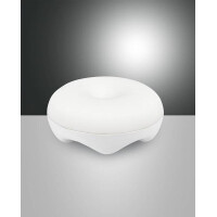 Fabas Luce Bluma Tischleuchte LED 1x 3.9W Kunststoff Weiss