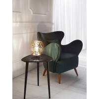Fabas Luce Gisella Tischleuchte E27 1X40W Metall und geblase