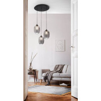 Fabas Luce Infinity Pendelleuchte inkl. Smartluce E27 3X60W 