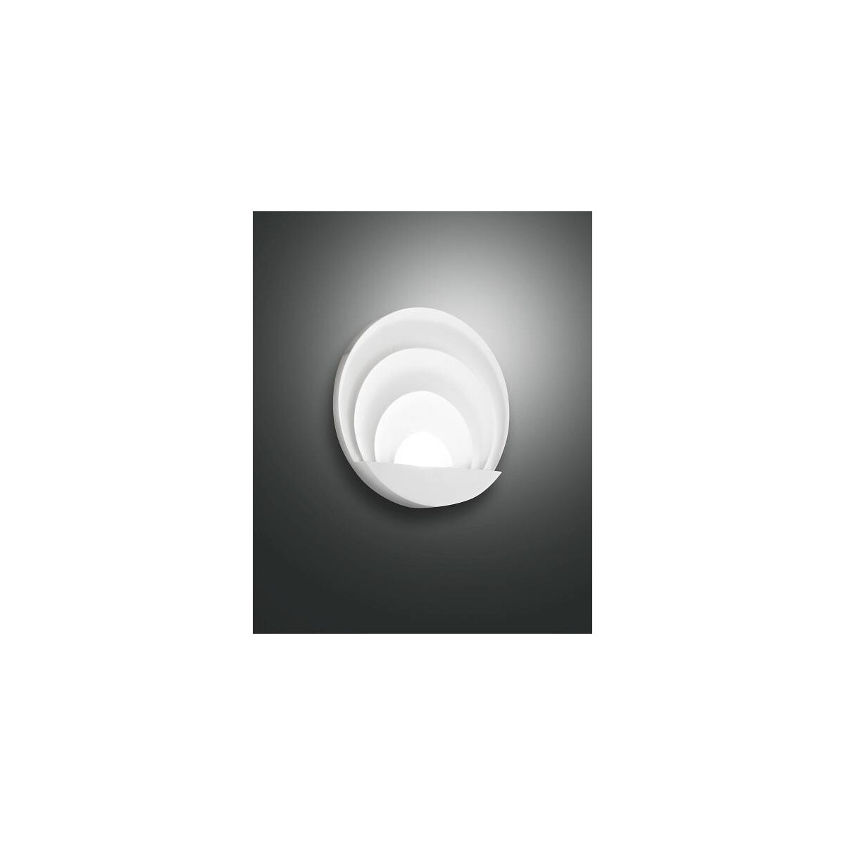 Fabas Luce Sunrise Wandleuchte LED 1x29W Aluminiumdrucuss Weiss