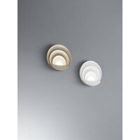Fabas Luce Sunrise Wandleuchte LED 1x29W Aluminiumdrucuss We