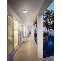 Fabas Luce Axel Deckenleuchte LED 1x18W Polycarbonatstruktur