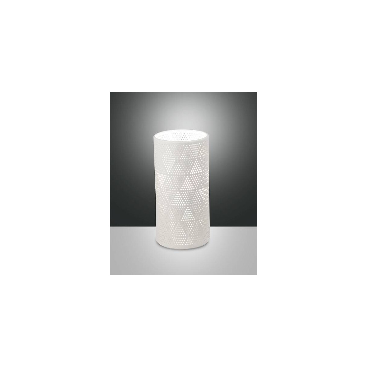 Fabas Luce Micol Tischleuchte E27 1X40W Metall- und Keramik Weiss