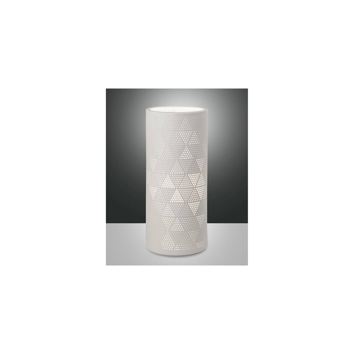 Fabas Luce Micol Tischleuchte E27 1X40W Metall- und Keramik Weiss