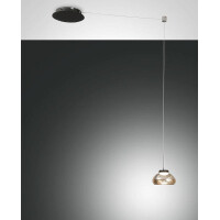 Fabas Luce Arabella Pendelleuchte LED 1x8W Metall und...