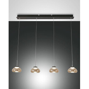 Fabas Luce Arabella Pendelleuchte inkl. Smartluce LED 4x8W M