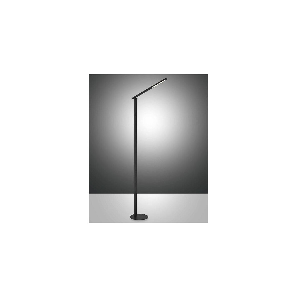 Fabas Luce Ideal Steh/Leseleuchte LED 1x10W Aluminium Schwarz