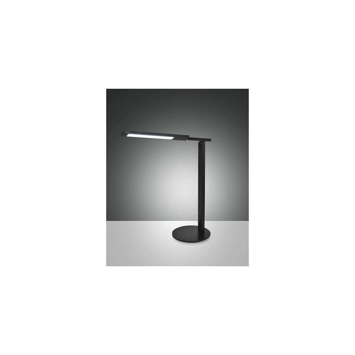 Fabas Luce Ideal Tischleuchte LED 1x10W Aluminium Schwarz