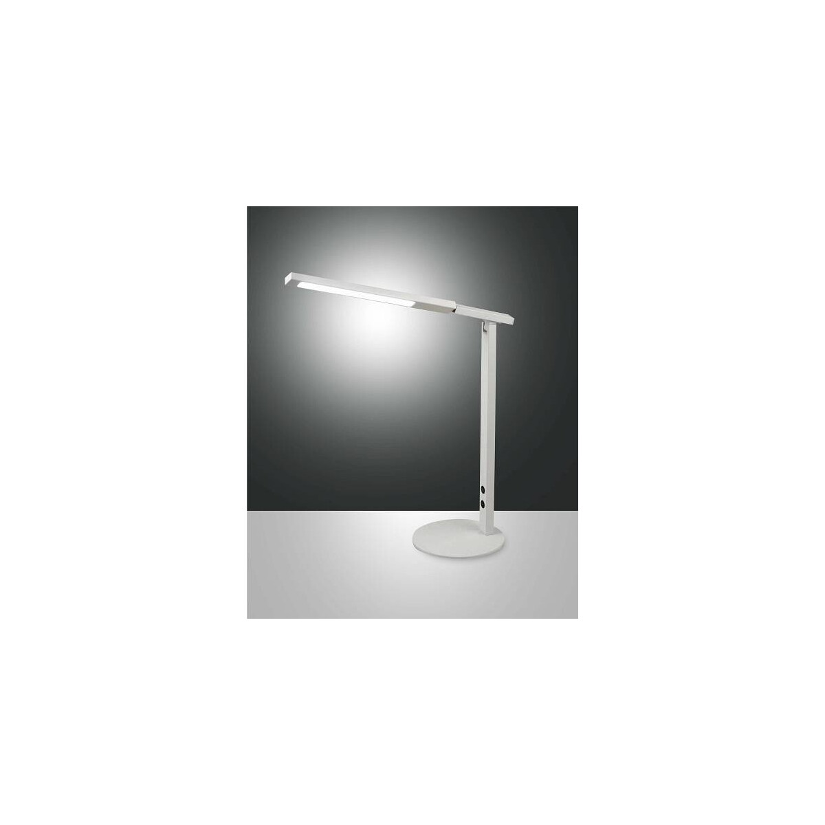 Fabas Luce Ideal Tischleuchte LED 1x10W Aluminium Weiss