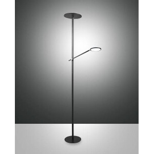 Fabas Luce Regina Stehleuchte LED 36W+12W Metall- und Methac