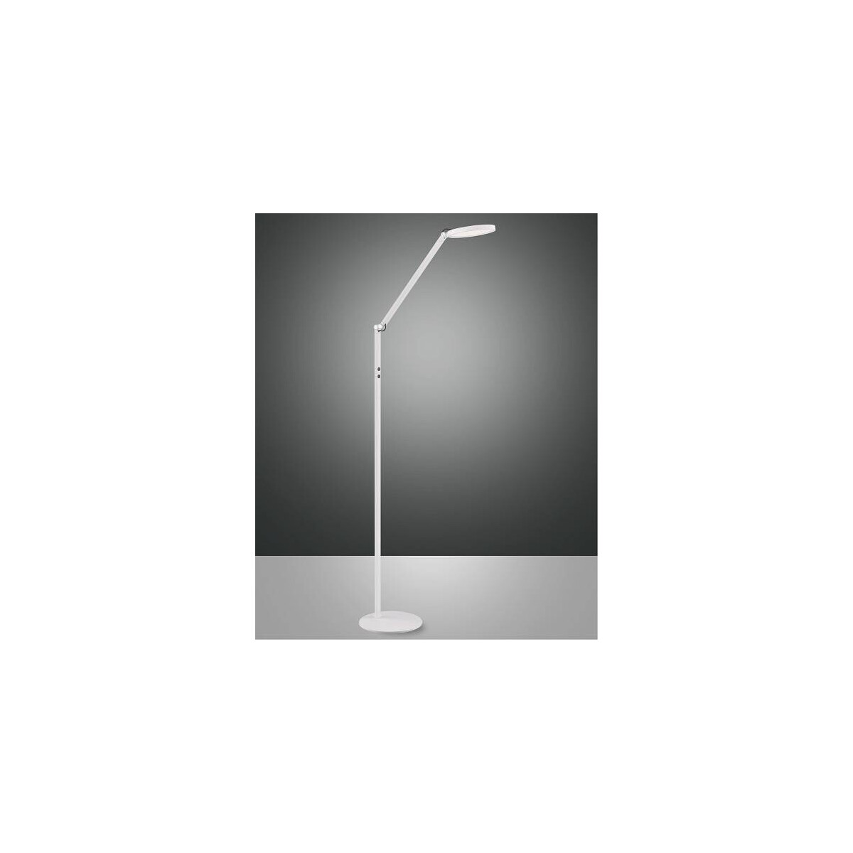 Fabas Luce Regina Steh/Leseleuchte LED 1x10W Metall- und Methacrylat Weiss