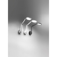 Fabas Luce Regina Wandleuchte LED 1x9W Metall- und Methacryl
