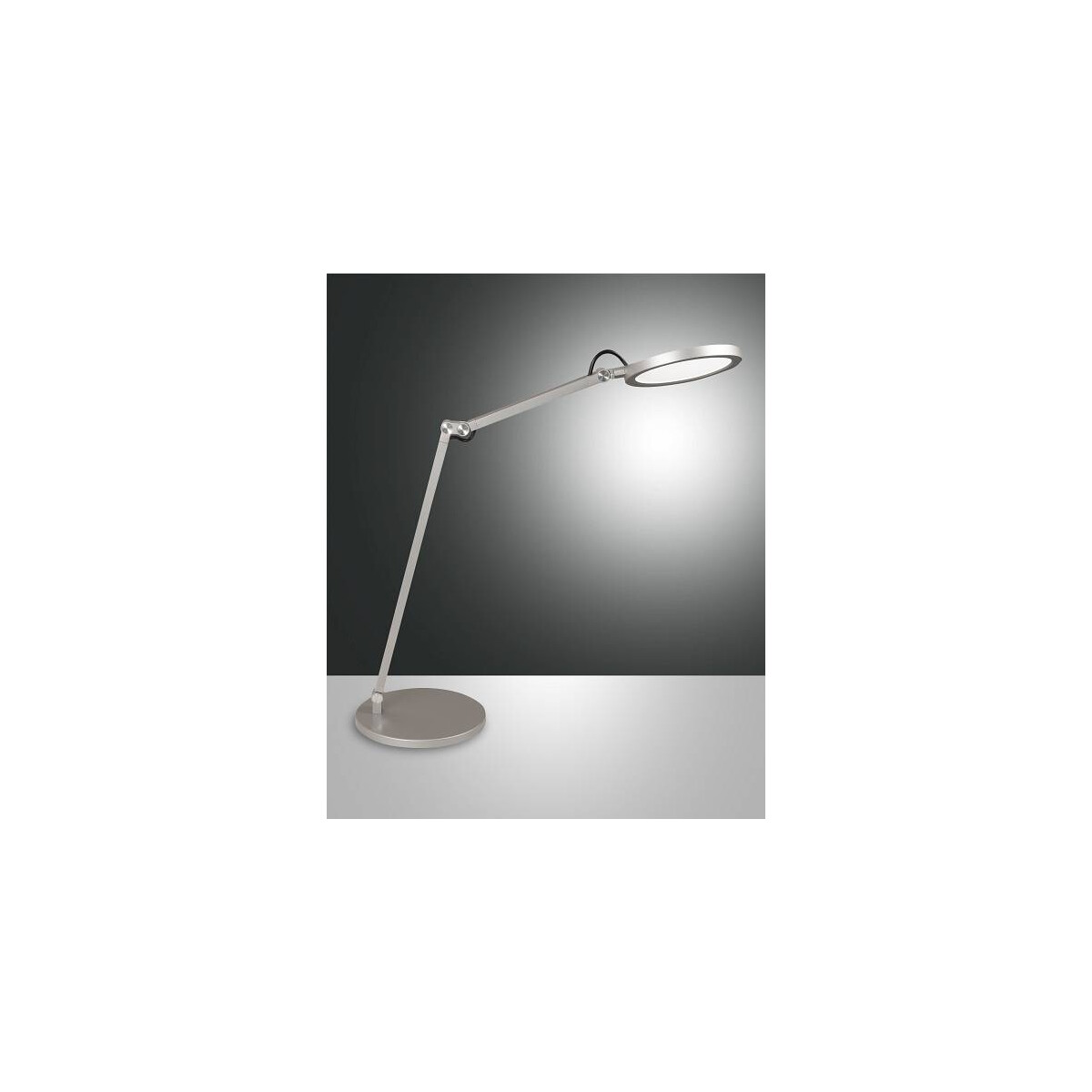 Fabas Luce Regina Tischleuchte LED 1x10W Metall- und Methacrylat Aluminium