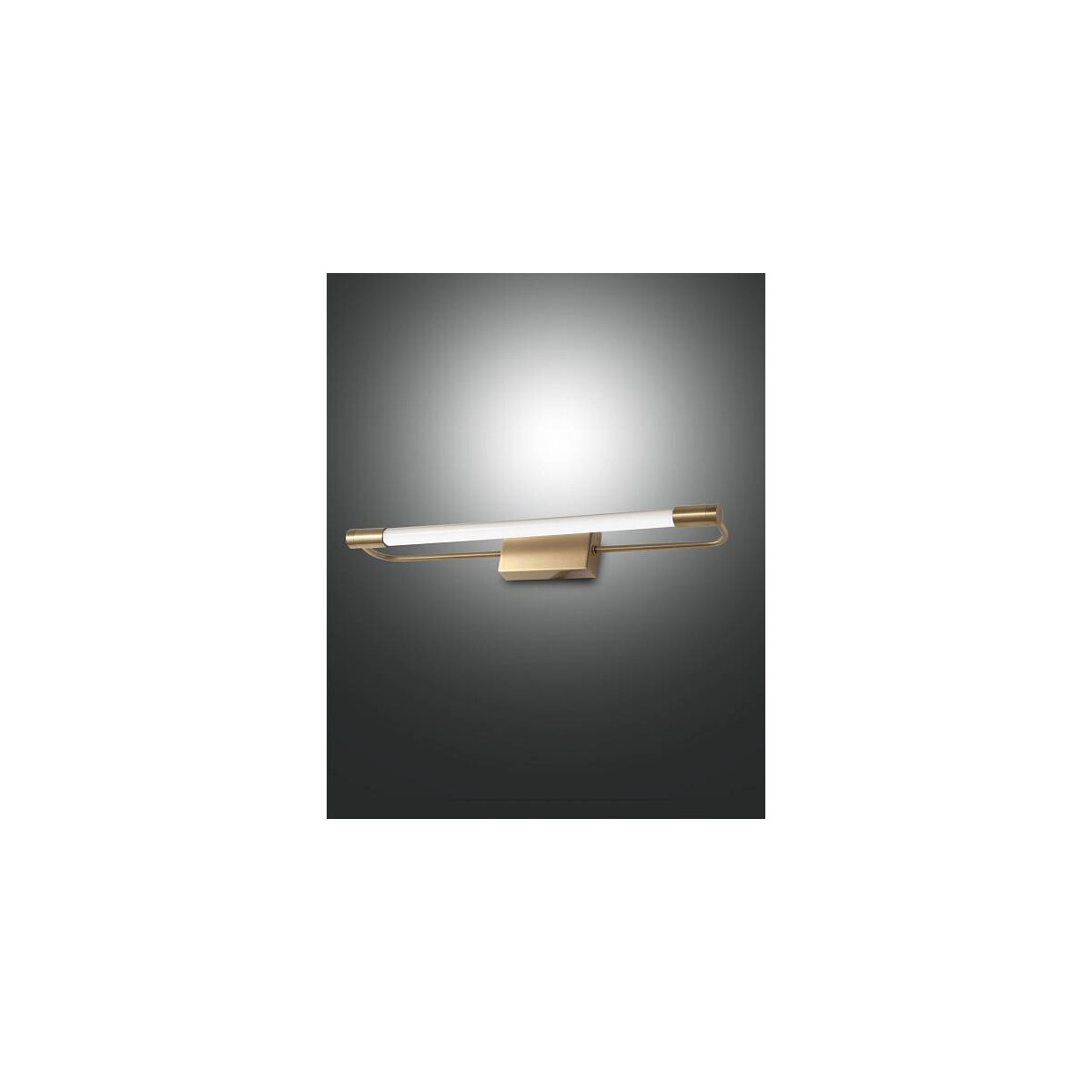 Fabas Luce Rapallo Wandleuchte LED 1x10W Metall- und Methacrylat Messing satiniert