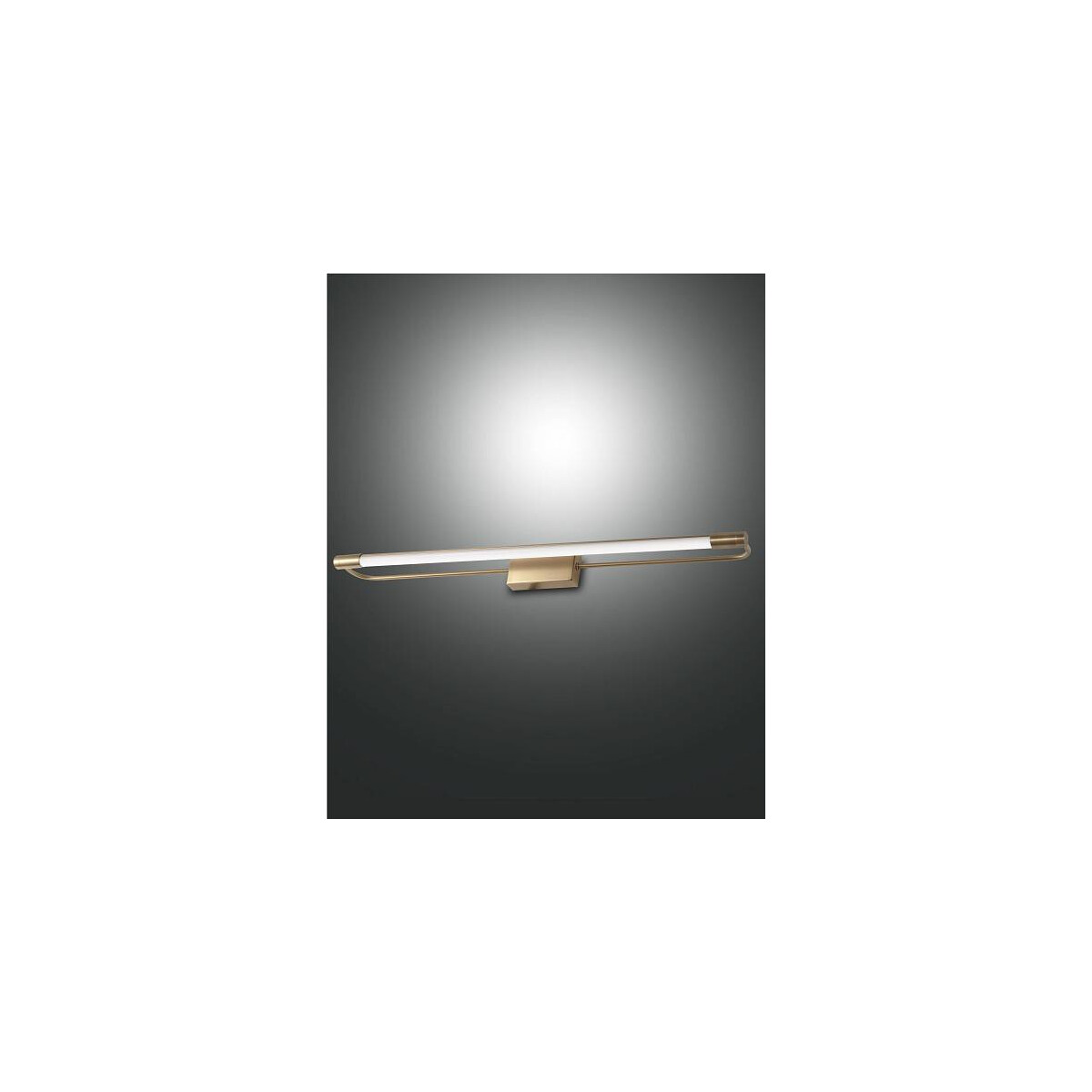Fabas Luce Rapallo Wandleuchte LED 1x14W Metall- und Methacrylat Messing satiniert