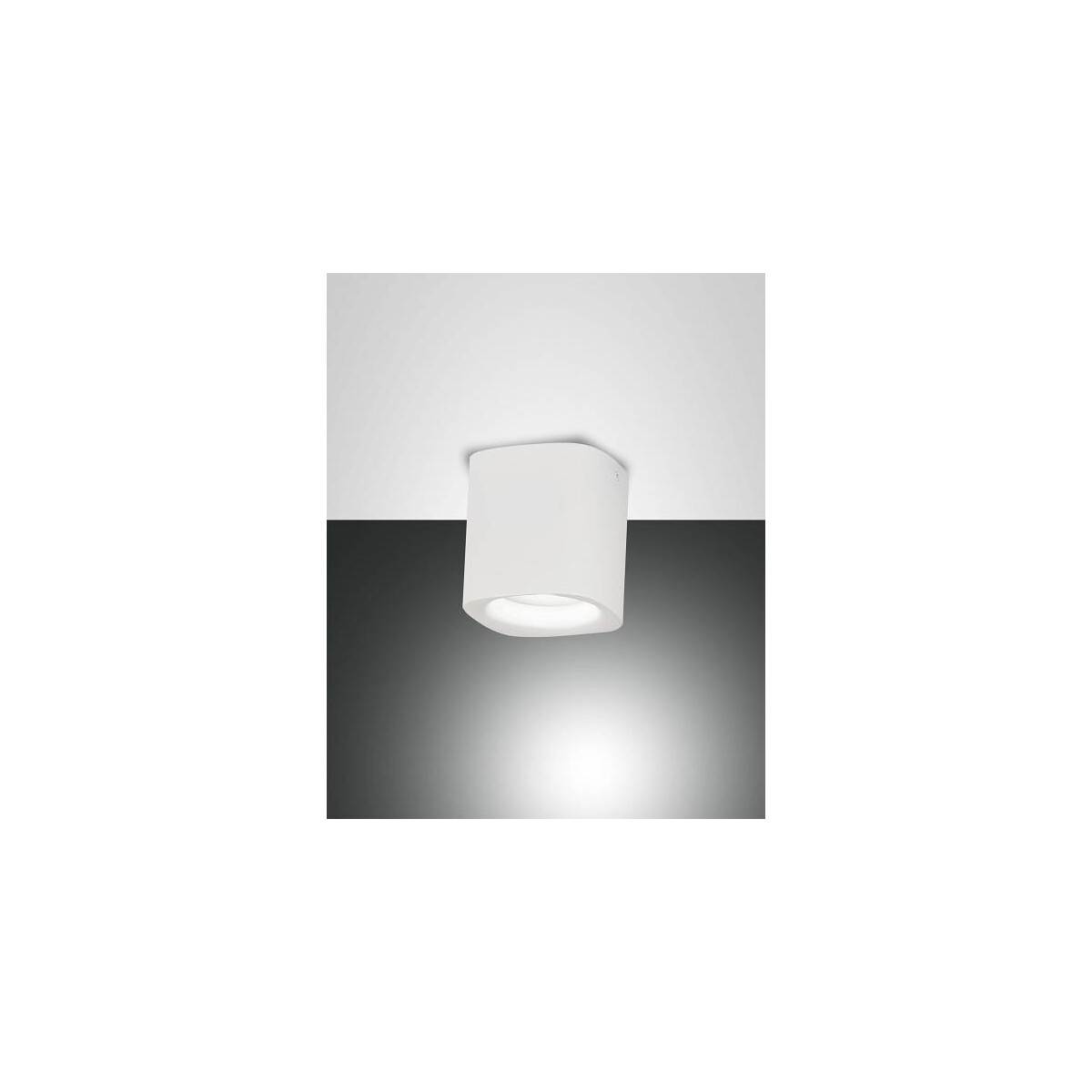 Fabas Luce Smooth Spot GU10 1x10W Aluminiumdruckguss Weiss